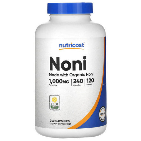 Nutricost, Noni Capsules MWO, 500 Mg, 240 Count Nutricost
