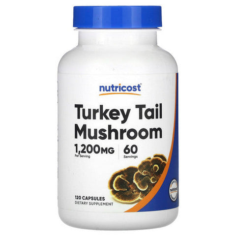 Nutricost, Turkey Tail Mushroom, 600 Mg, 120 Caps Nutricost