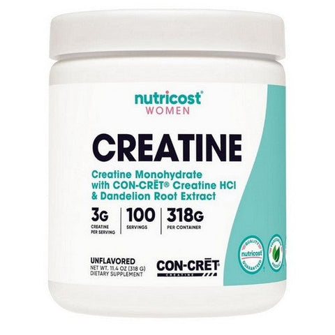 Nutricost, Creatine Monohydrate for Women Unflavored, 100 Servings Nutricost