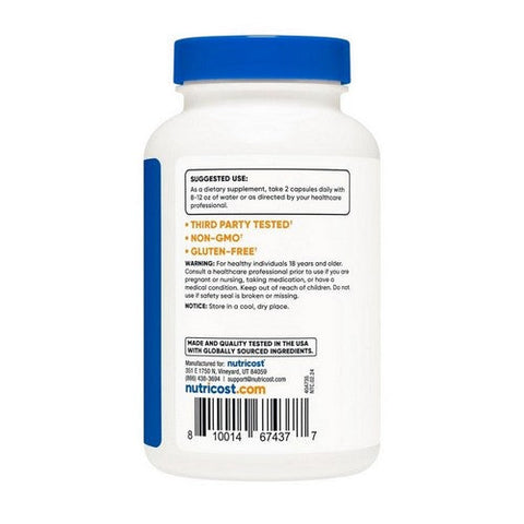 Nutricost, Strontium, 750 Mg, 120 Caps Nutricost