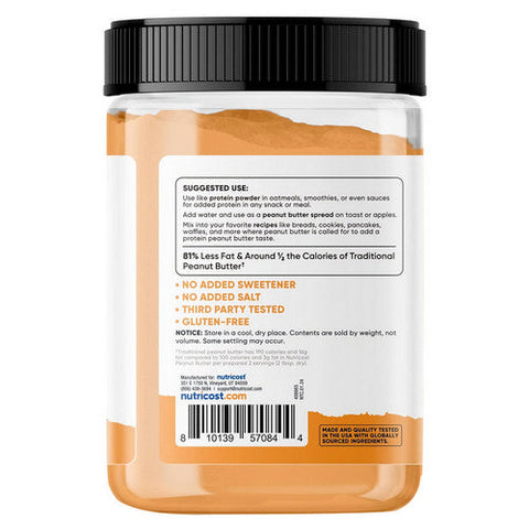 Nutricost, Pantry Peanut Butter Powder Flour Organic, 12.5 Oz Nutricost