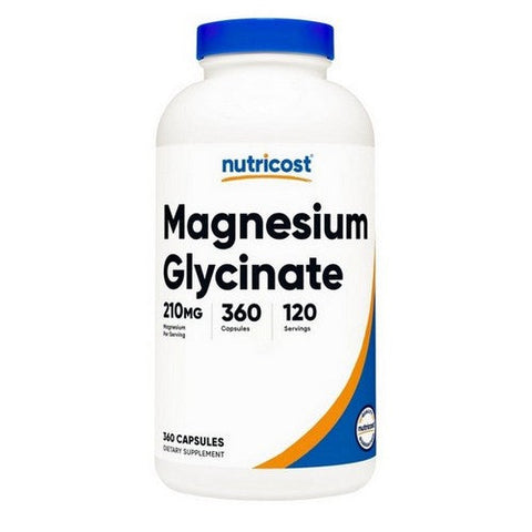 Nutricost, Magnesium Glycinate, 210 Mg, 60 Caps Nutricost
