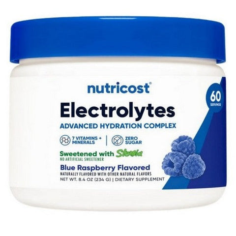 Nutricost, Electrolytes Hydration Complex Blue Raspberry, 60 Servings Nutricost