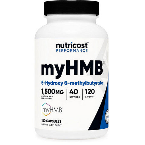 Nutricost, My HMB Capsules, 1500 Mg, 120 Count Nutricost
