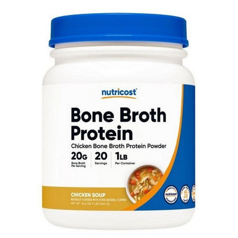 Nutricost, Chicken Bone Broth Protein Powder Chicken Soup, 20 Servings Nutricost