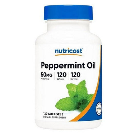 Nutricost, Peppermint Oil Softgels, 50 Mg, 120 Count Nutricost