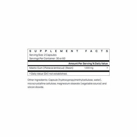 Jarrow Formulas, Mastic Gum, 500 Mg, 60 Tabs
