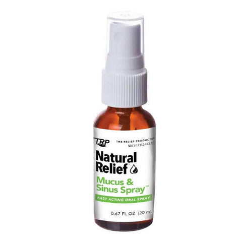 The Relief Products, Mucus And Sinus Spray, 0.67 Oz