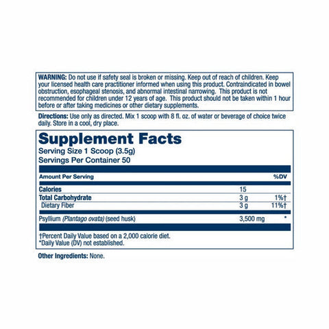 Solaray, Psyllium Fiber, 6.17 Oz Solaray