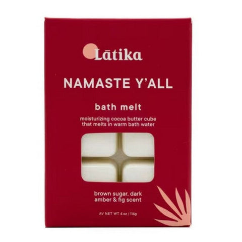 Latika Soap, Bath Melt Namaste Y All, 6 Count Latika Soap