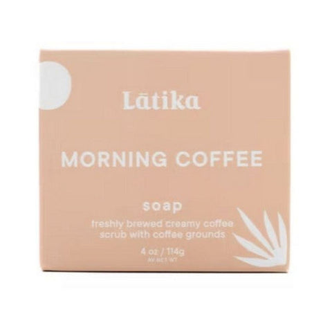 Latika Soap, Bar Soap Morning Coffee, 4 Oz Latika Soap