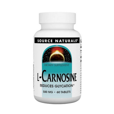 Source Naturals, L-Carnosine, 500 MG, 60 Tabs Source Naturals