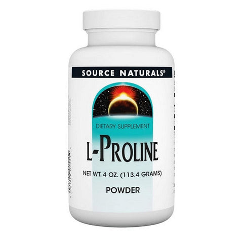 Source Naturals, L-Proline, Powder 4 Oz