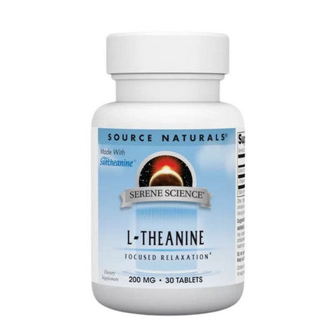 Source Naturals, L-Theanine, 200 mg, 30 Tabs
