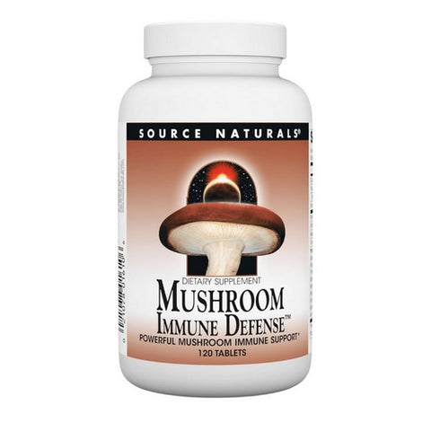 Source Naturals, Mushroom Immune Defense, 120 Tabs Source Naturals