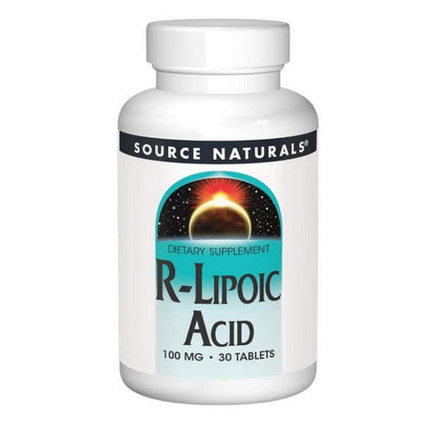 Source Naturals, R-Lipoic Acid, 100 MG, 30 Tabs Source Naturals