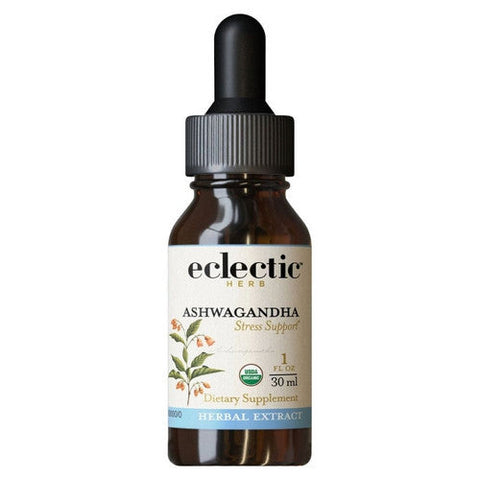Eclectic Herb, Ashwagandha, 1 Oz with Alcohol Eclectic Herb