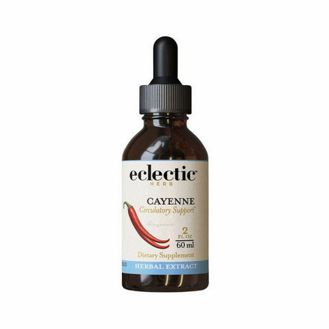Eclectic Herb, Cayenne, 2 Oz with Alcohol