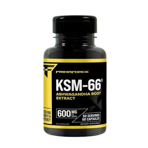 Primaforce, KSM-66 Capsules, 600 Mg, 60 Caps Primaforce