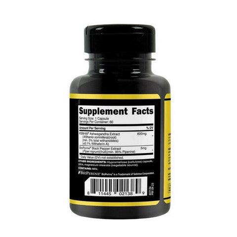 Primaforce, Ksm-66 Ashwagandha Root Extract, 600 Mg, 60 Caps Primaforce