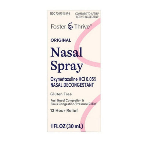 Foster And Thrive, Original Nasal Spray Oxymetazoline HCl, 1 Oz Foster And Thrive