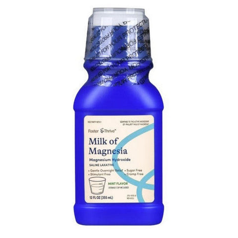 Foster And Thrive, Milk Of Magnesia Mint, 12 Oz Foster And Thrive