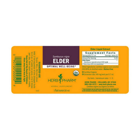 Herb Pharm, Elder Extract, 1 Oz Herb Pharm