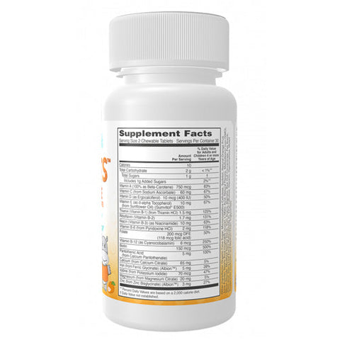 Now Foods, Kid Vits Juicy Orange Chewable Tablets, 60 Lozenges Now Foods