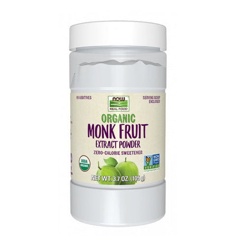 Now Foods, Organic Powder Monk Fruit Extract, 3.7 Oz Now Foods