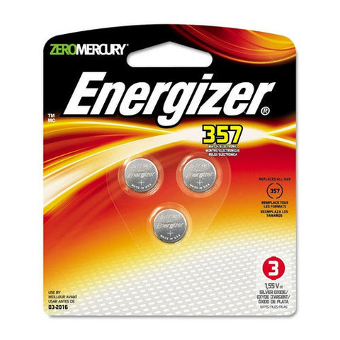 Energizer, Silver Oxide Batteries 357, 3 Count Energizer
