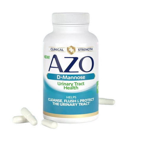 Azo, Cleanse + Protect D-Mannose Capsules for Urinary Tract Health, 120 Tablets Azo