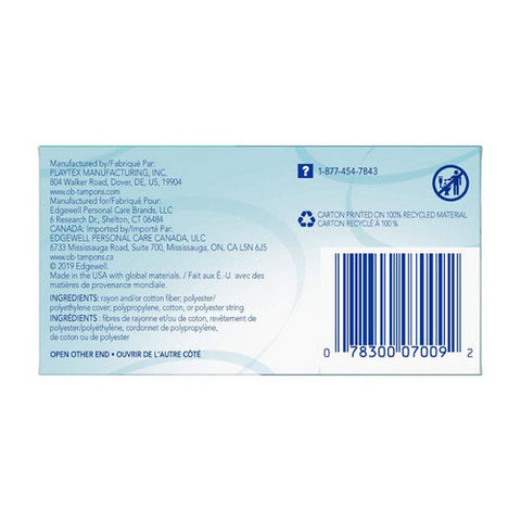 O.B., Fluid Lock Tampons Super, 40 Count O.B.