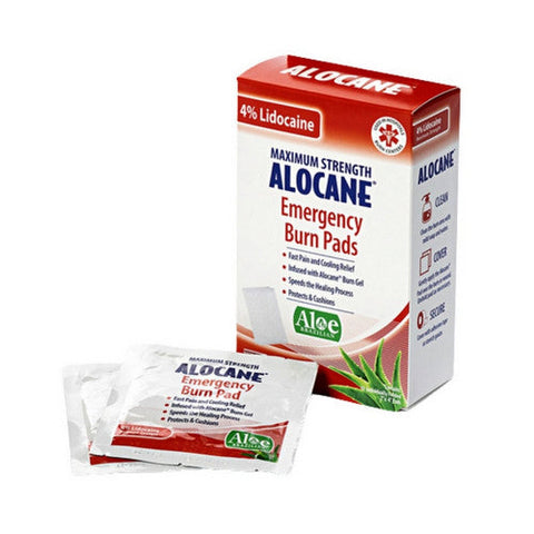 Alocane, Emergency Burn Pads, 10 Count Alocane