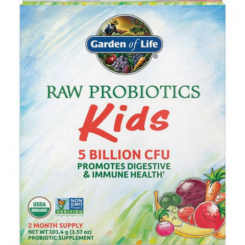 Garden of Life, Organic Raw Probiotics Kids Cooler Powder, 3.57 Oz Garden of Life