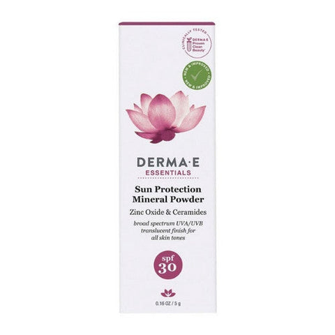 Derma e, Derma E Sun Protection Mineral Powder SPF 30, 0.16 Oz Derma e