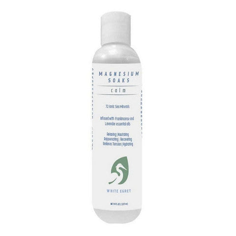 White Egret, White Egret Calm Magnesium Soak, 8 Oz White Egret