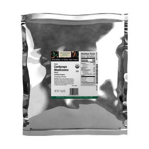 Frontier Co-op, Organic Dried Whole Cordyceps Mushrooms, 0.25 Lb Frontier Co-op