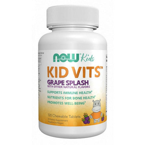 Now Foods, Kid Vits Grape Splash Chewable, 120 Lozenges Now Foods