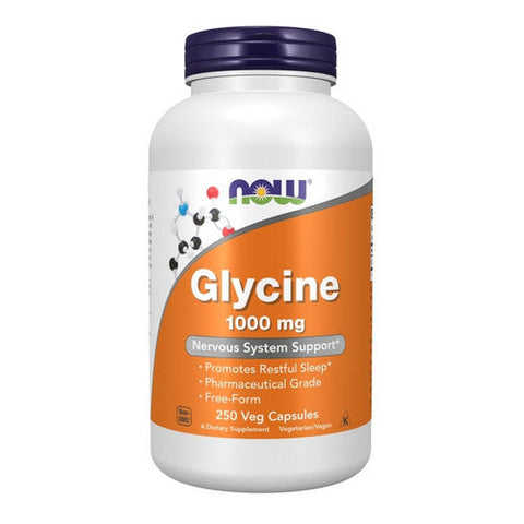 Glycine 250 Veg Caps by Now Foods