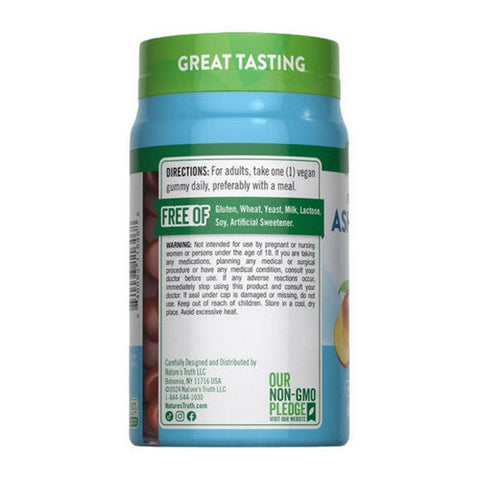 Nature's Truth, Ashwagandha Gummies Natural Tropical, 60 Count Nature's Truth