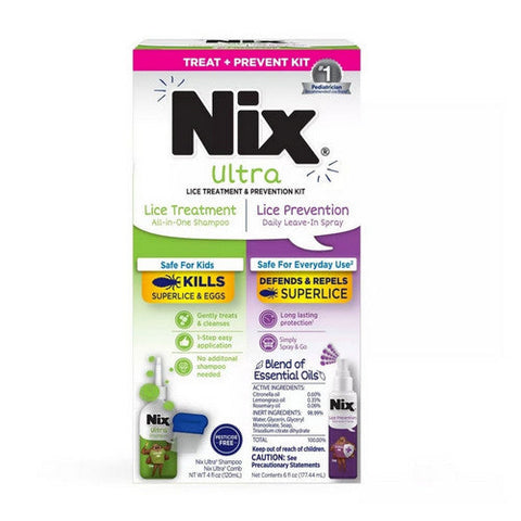Nix, Ultra Lice Treatment And Prevention Kit First Aid, 1 Count Nix