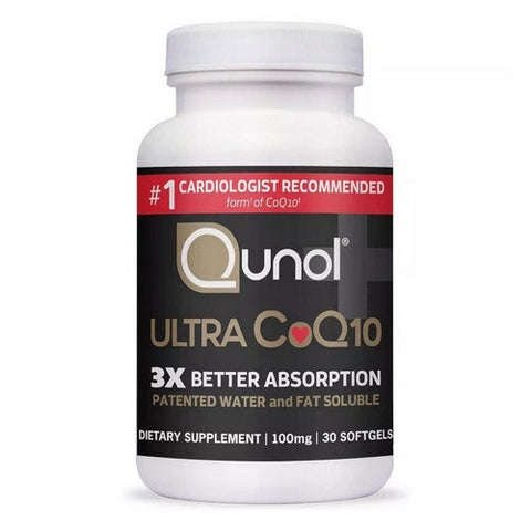 Qunol, Ultra Coq10 3X Better Absorption, 100 Mg, 30 Softgels Qunol