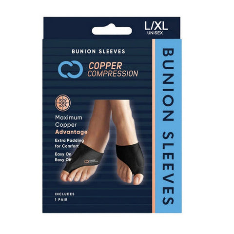Copper Compression, Bunion Sleeve Small And Medium, 1 Count Copper Compression