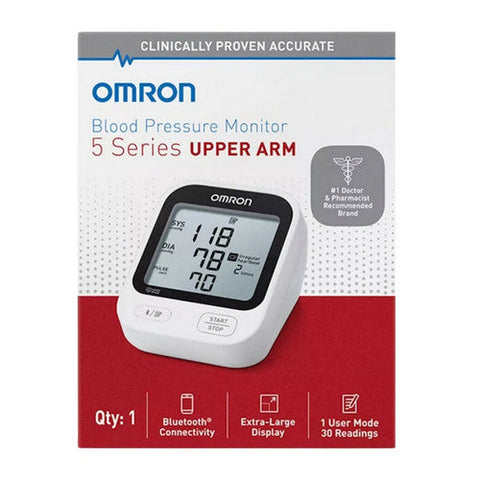 Omron, Blood Pressure Monitor 5 Series Upper Arm, 1 Count Omron