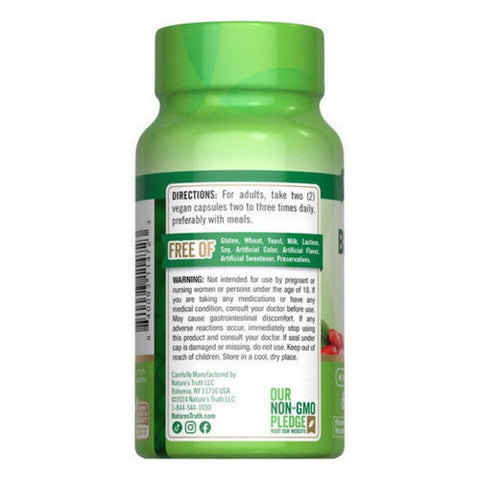 Nature's Truth, Berberine HCI Supplement, 500 Mg, 60 Caps Nature's Truth