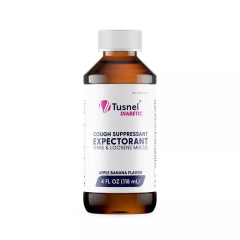 Tusnel EX, Guaifenesin Mucus Expectorant Syrup Apple Banana, 4 Oz Tusnel EX
