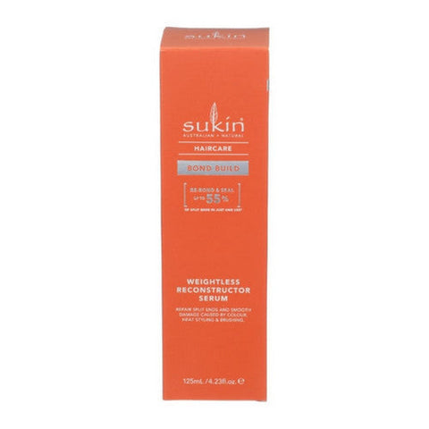 Sukin, Haircare Bond Build Weightless Reconstructor Serum, 4.23 Oz Sukin