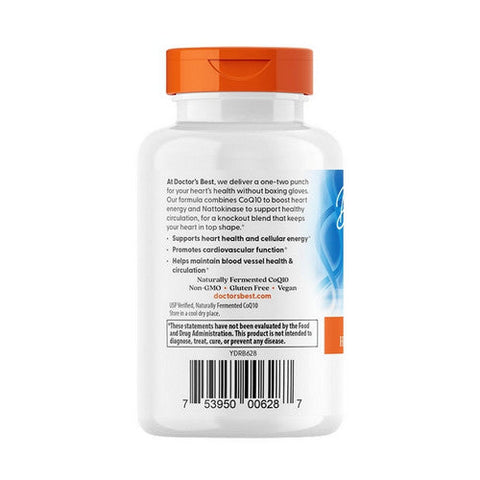 Doctors Best, CoQ10 + Nattokinase, 60 Veggie Caps Doctors Best