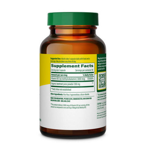 MegaFood, Extra Strength Methyl B12, 90 Caps