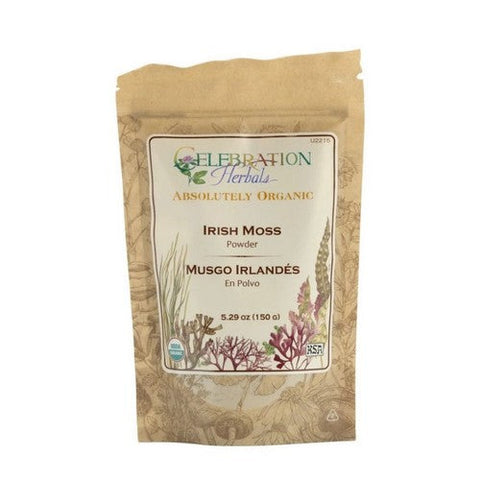 Celebration Herbals, Organic Irish Moss Sea Moss Powder, 16 Oz Celebration Herbals